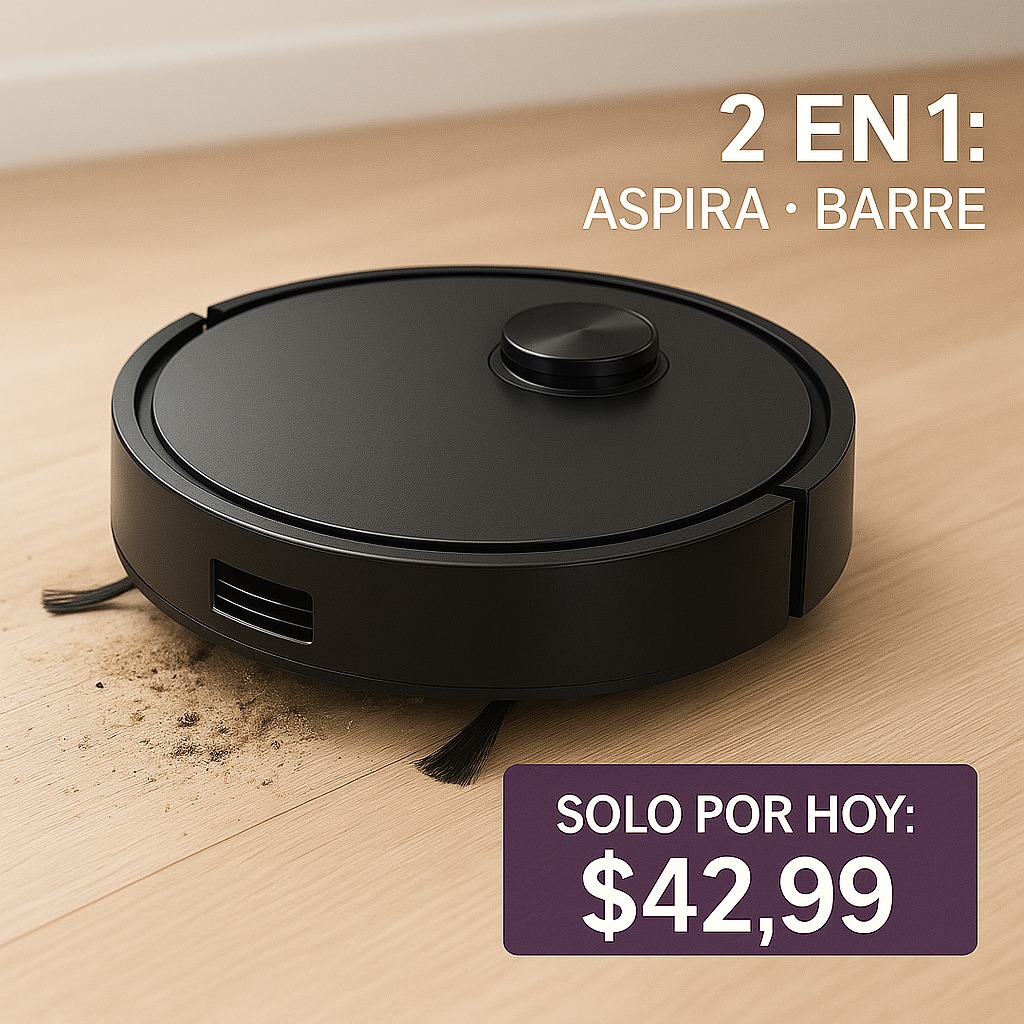 iCleanBot 2 Pro® — El Robot que Aspira y Barre por ti